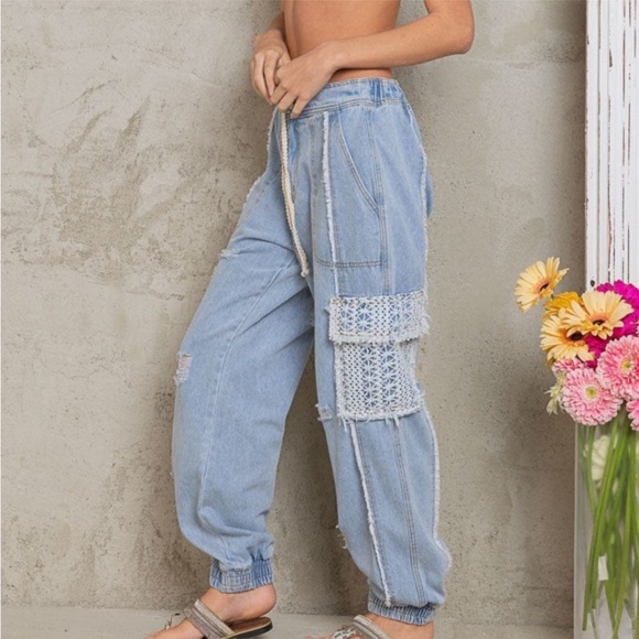 Pol crochet pockets cargo pants - Picture 7 of 8